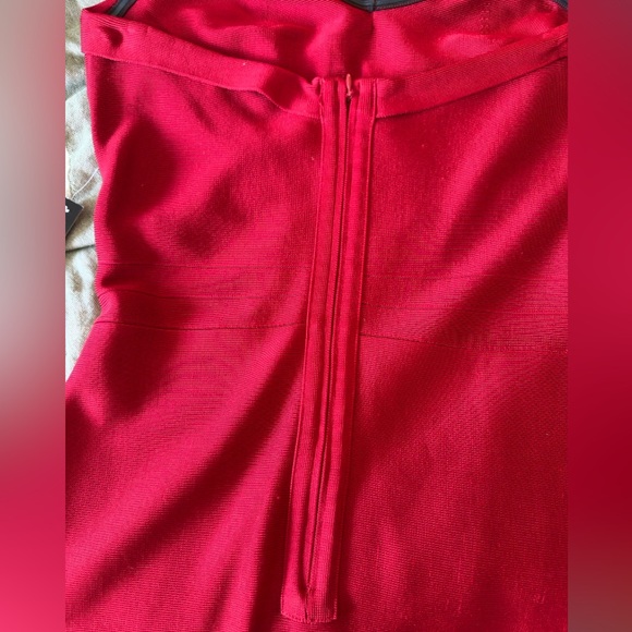 💋 NWT Venus Jessica Rabbit “hold you in” tech bodycon strapless dress Xl RARE - Picture 7 of 16